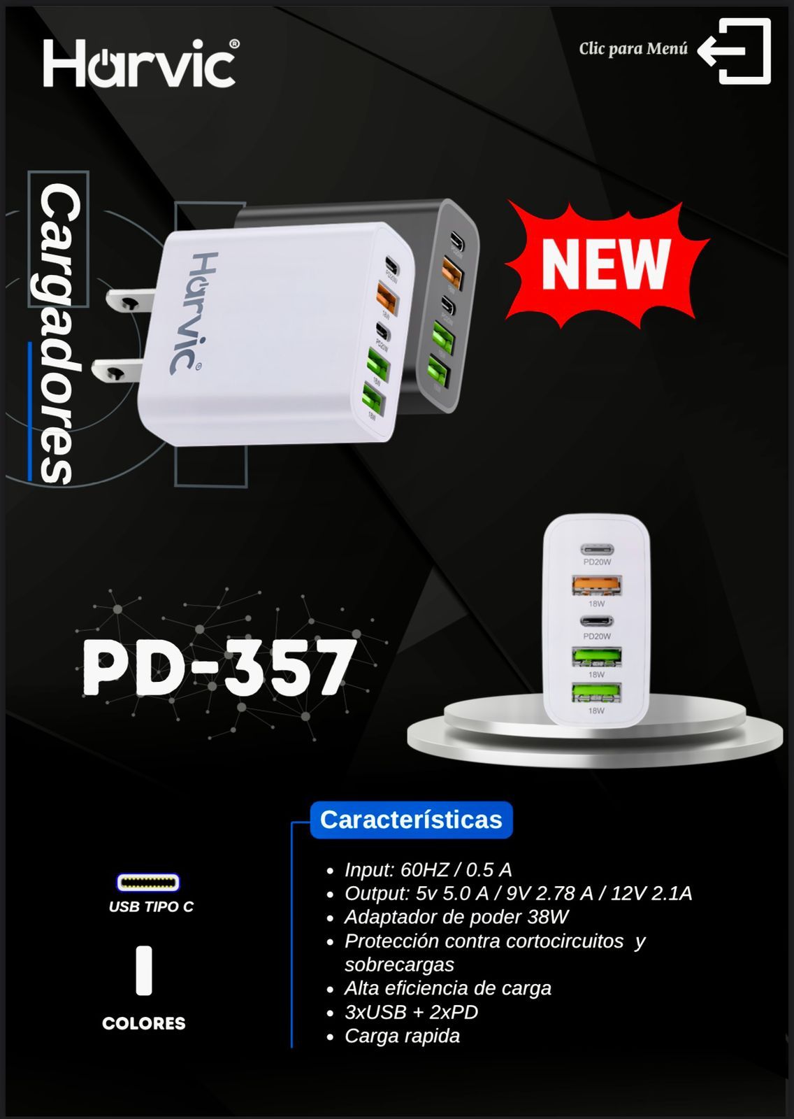 Cabeza Harvic 357